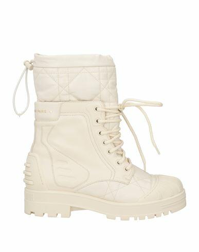 Dior Woman Ankle boots White Leather Cover