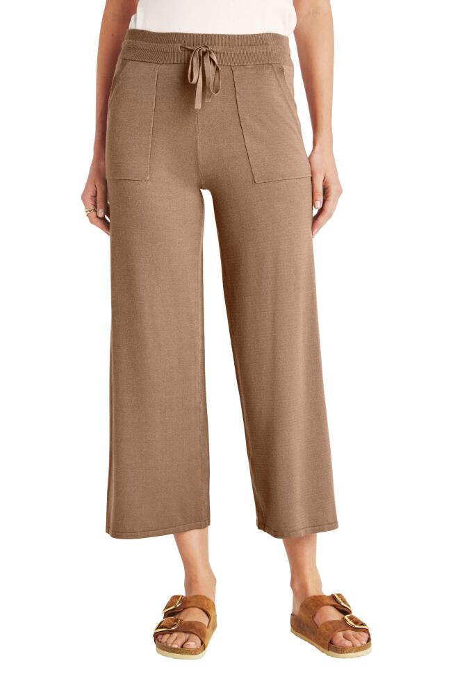 Splendid Veronica Wide Leg Sweater Pants in Macchiato Cover