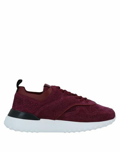 Tod's Woman Sneakers Deep purple Soft Leather Cover