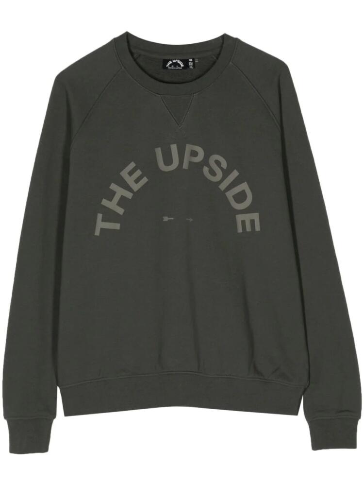 The Upside Newport logo-print sweatshirt - Green Cover