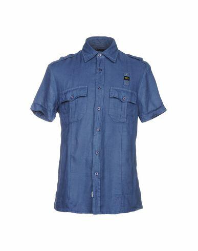 Blauer Man Shirt Blue Linen Cover