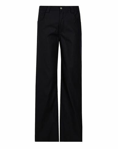 8 By Yoox Cotton Wide Leg Trousers Man Pants Black Cotton Cover