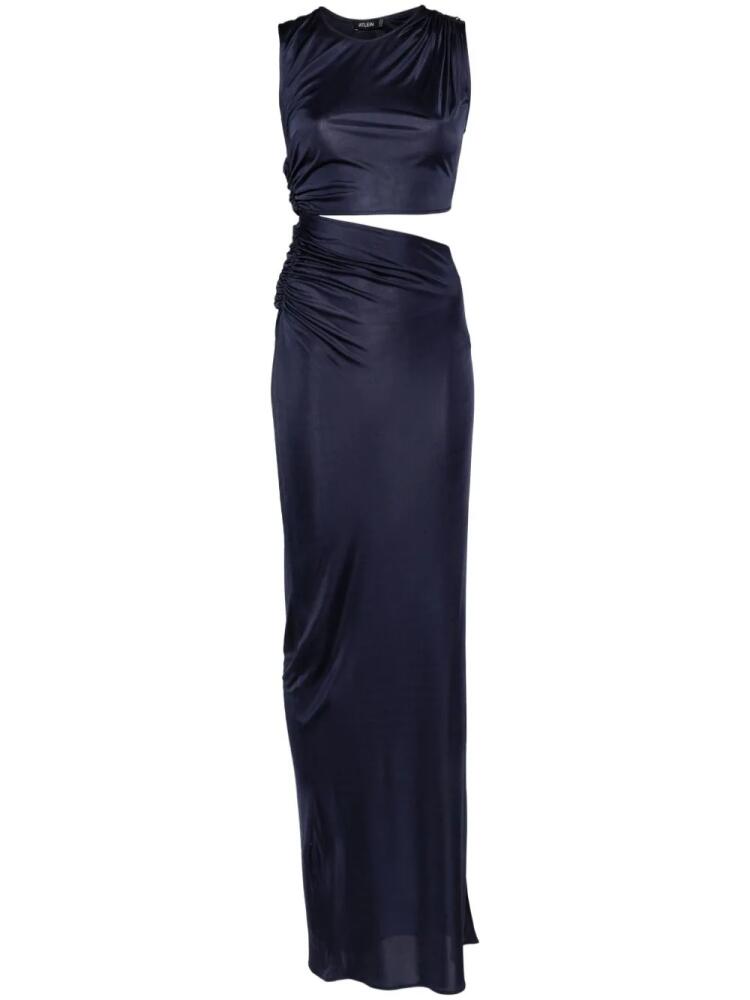 Atlein cut-out maxi dress - Blue Cover