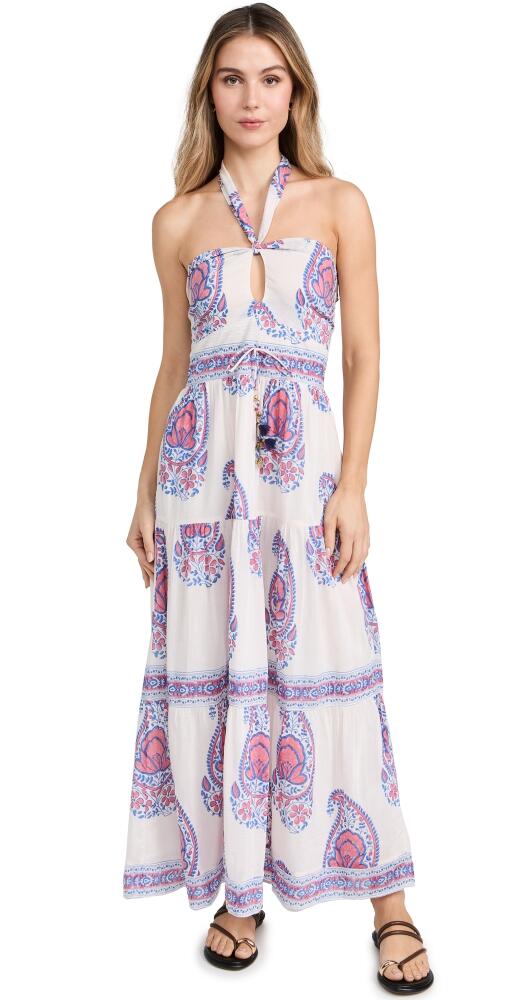 Bell Alex Maxi Dress Blue and Pink Paisley Cover