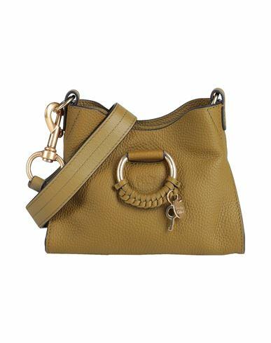 See By Chloé Woman Cross-body bag Military green Cow leather Cover