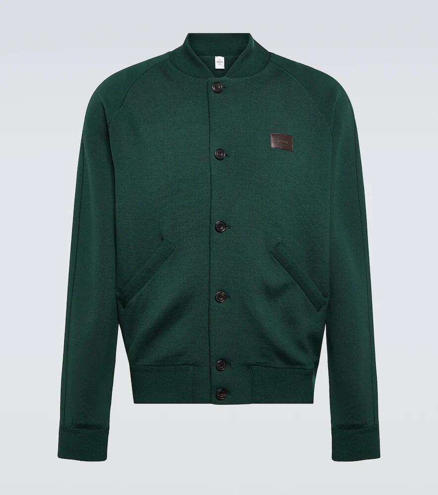 Berluti Scritto wool-blend varsity jacket Cover