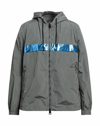 Dondup Man Jacket Grey Polyester Cover