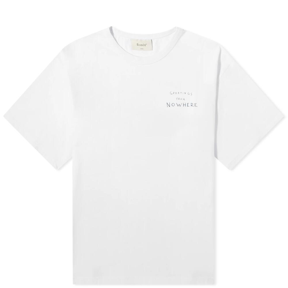 Foret Men's Paddle T-Shirt in White Cover