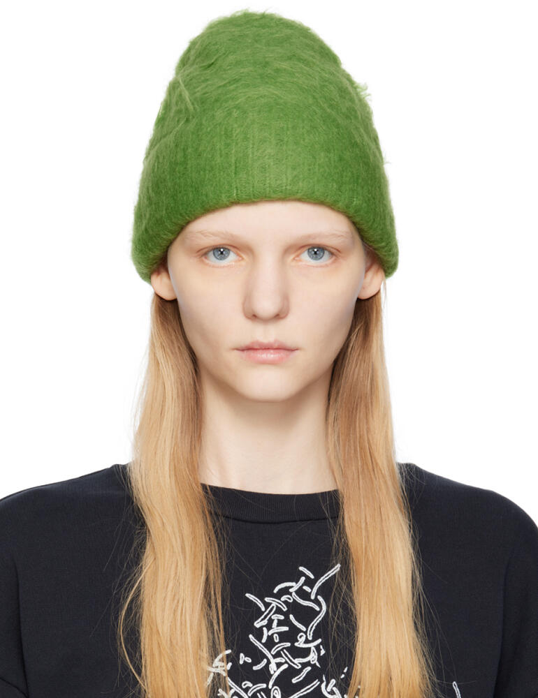 Acne Studios Green Wool Beanie Cover