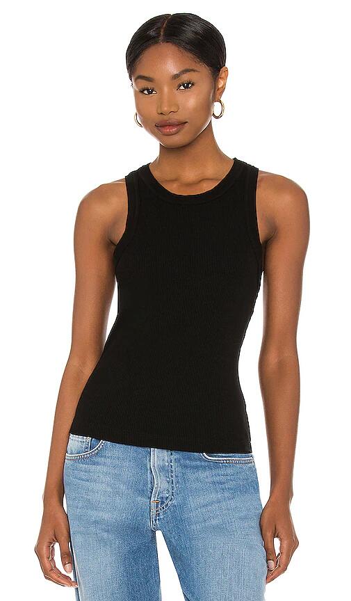 Citizens of Humanity Isabel Rib Tank in Black Cover