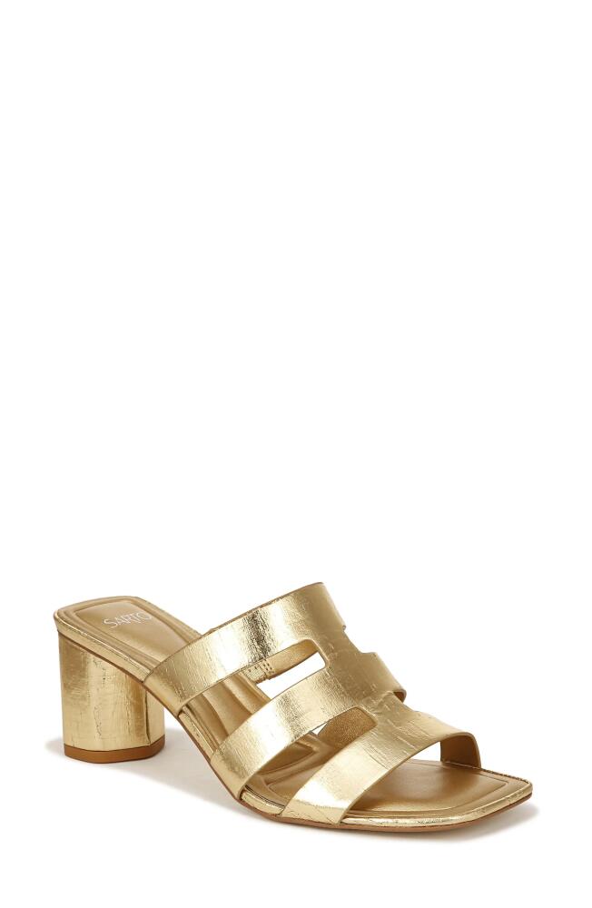 Franco Sarto Flexa Carly Slide Sandal in Gold 2 Cover