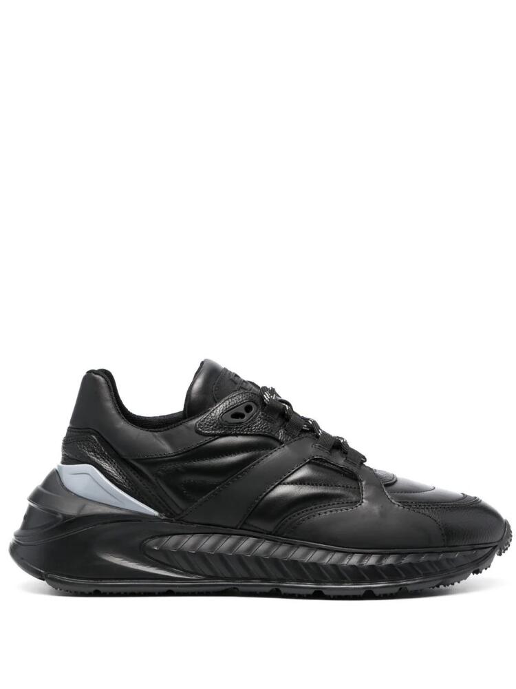 Baldinini panelled low-top sneakers - Black Cover