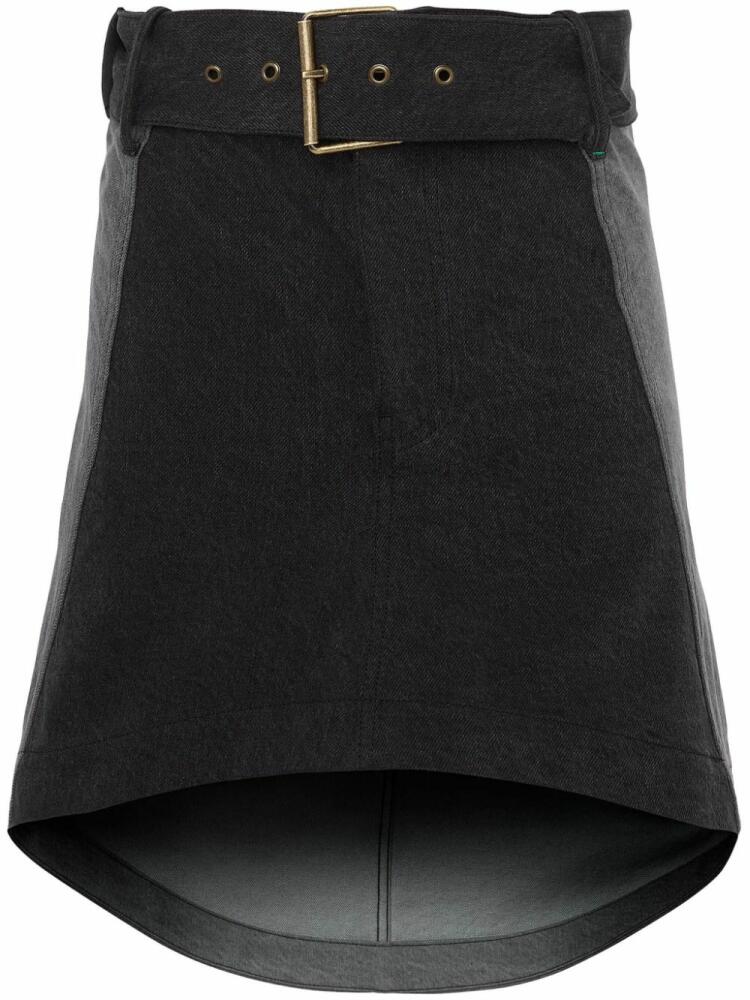 JW Anderson panelled mini denim skirt - Grey Cover