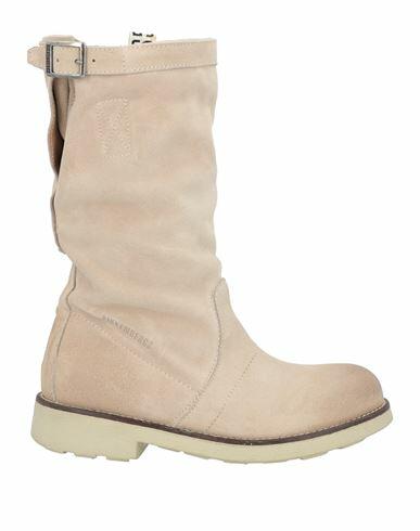 Bikkembergs Woman Ankle boots Ivory Leather Cover