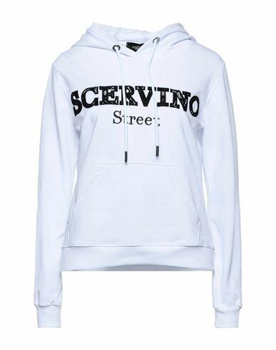 Ermanno Scervino Woman Sweatshirt White Cotton, Elastane Cover