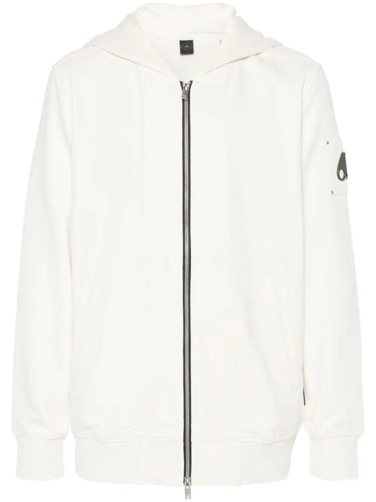 Moose Knuckles Hartsfield zip-up hoodie - Neutrals Cover