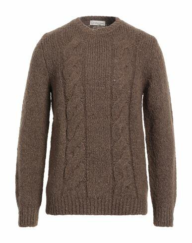 Cashmere Company Man Sweater Brown Wool Cover