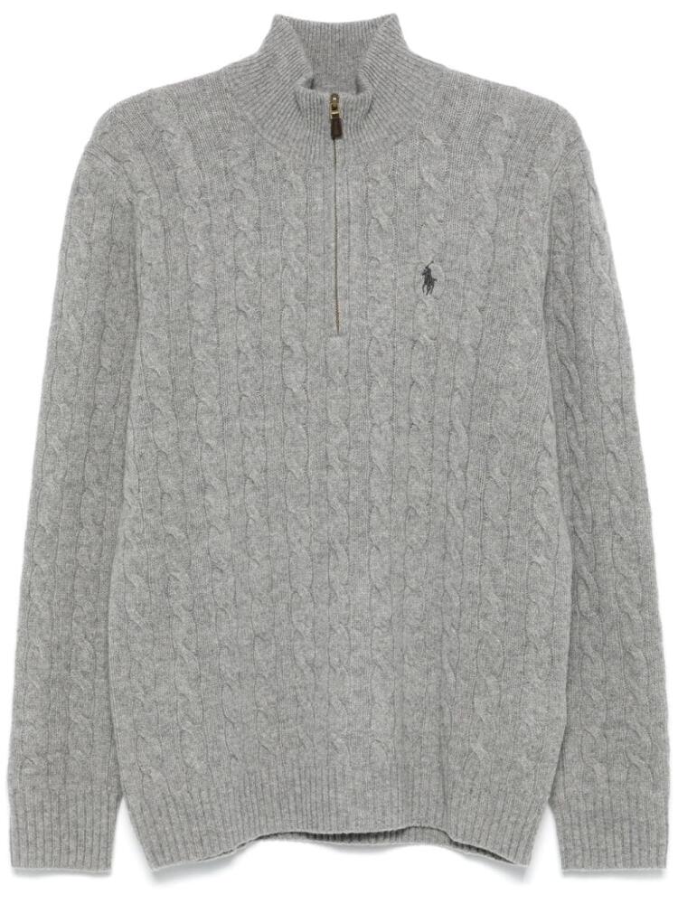 Polo Ralph Lauren cable-knit sweater - Grey Cover