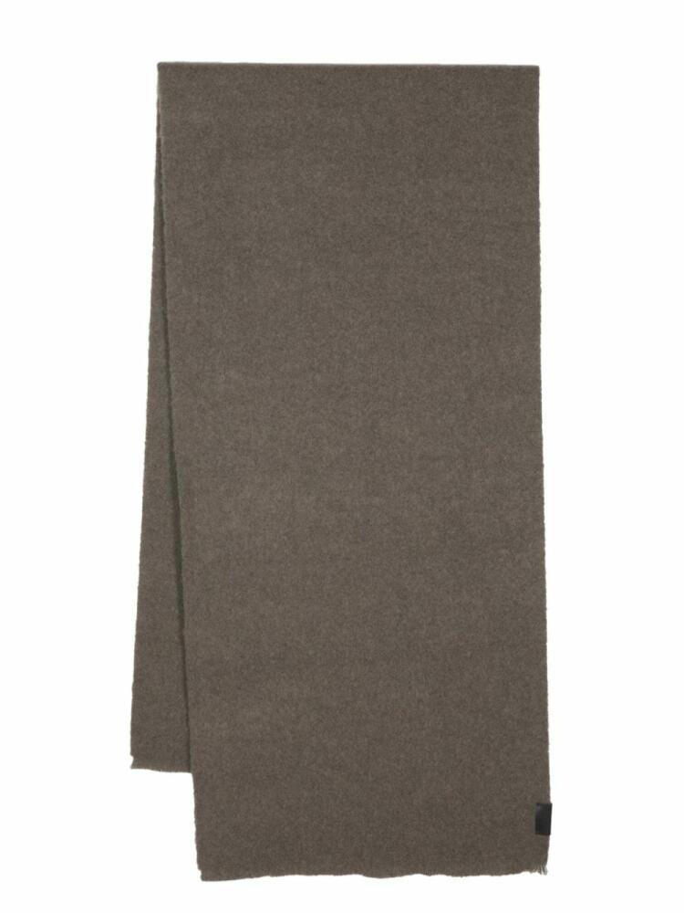 LEMAIRE logo-tag scarf - Grey Cover