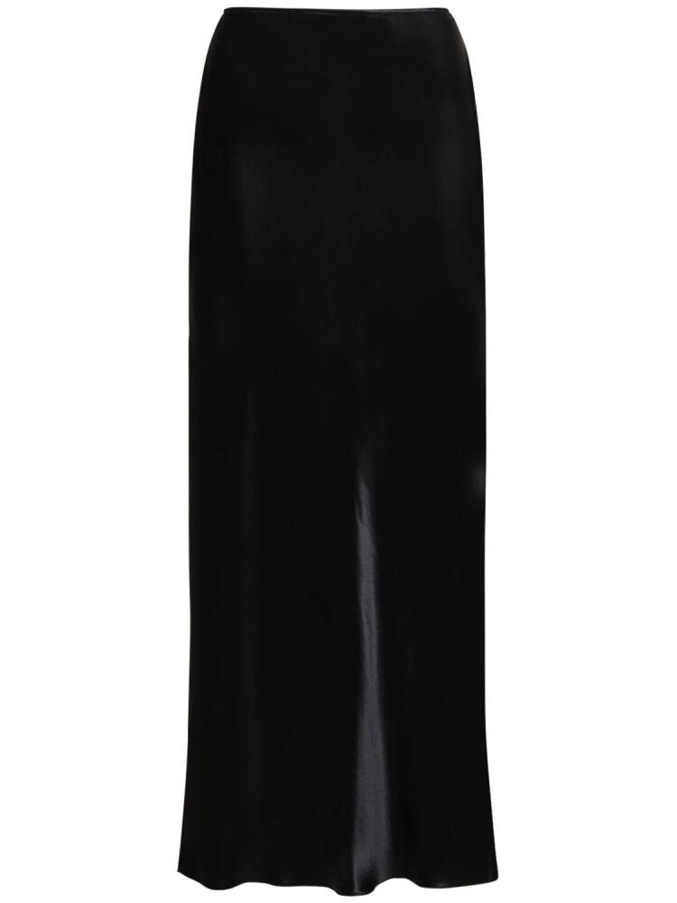 FERRAGAMO Tech Satin Long Skirt Cover