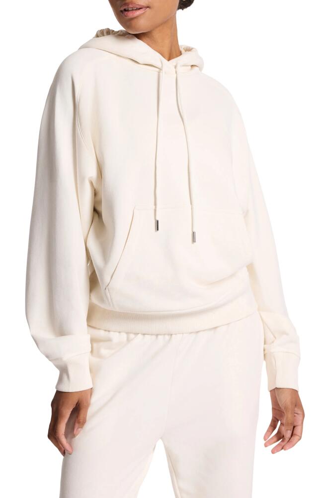 BANDIER Embroidered Logo Terry Hoodie in Gardenia Cover