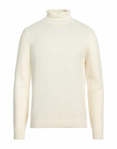 Avignon Man Turtleneck Ivory Wool, Polyamide Cover