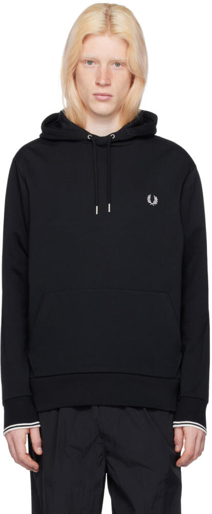 Fred Perry Black Tipped Hoodie Cover