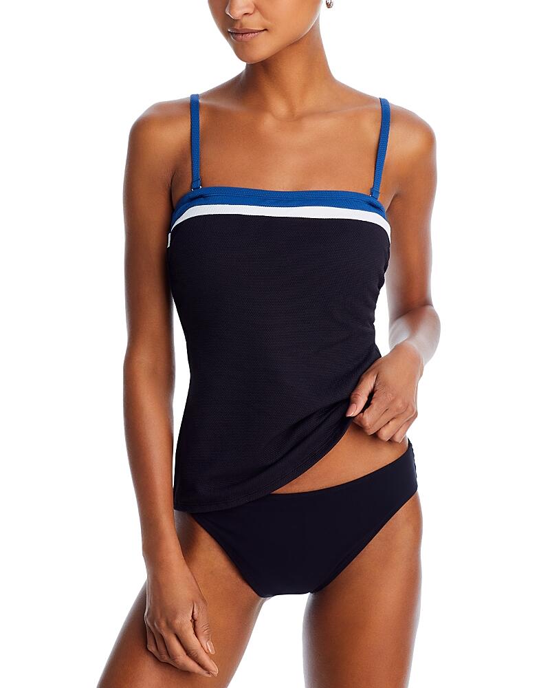 Tommy Bahama Island Cays Color Block Bandeau Tankini Top Cover