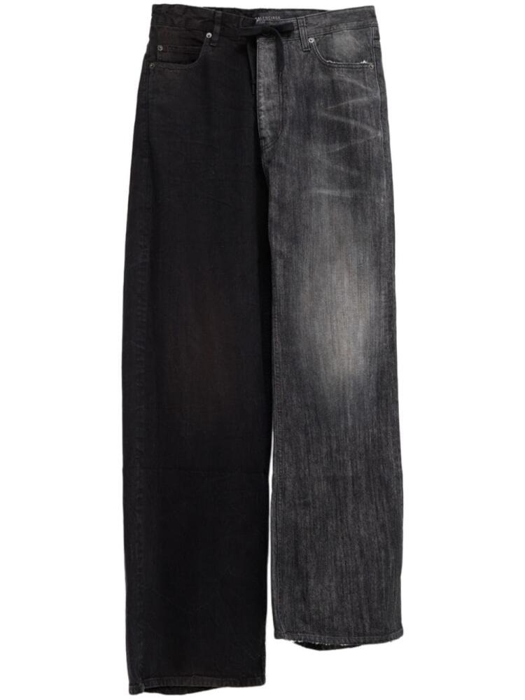 Balenciaga asymmetric jeans - Black Cover