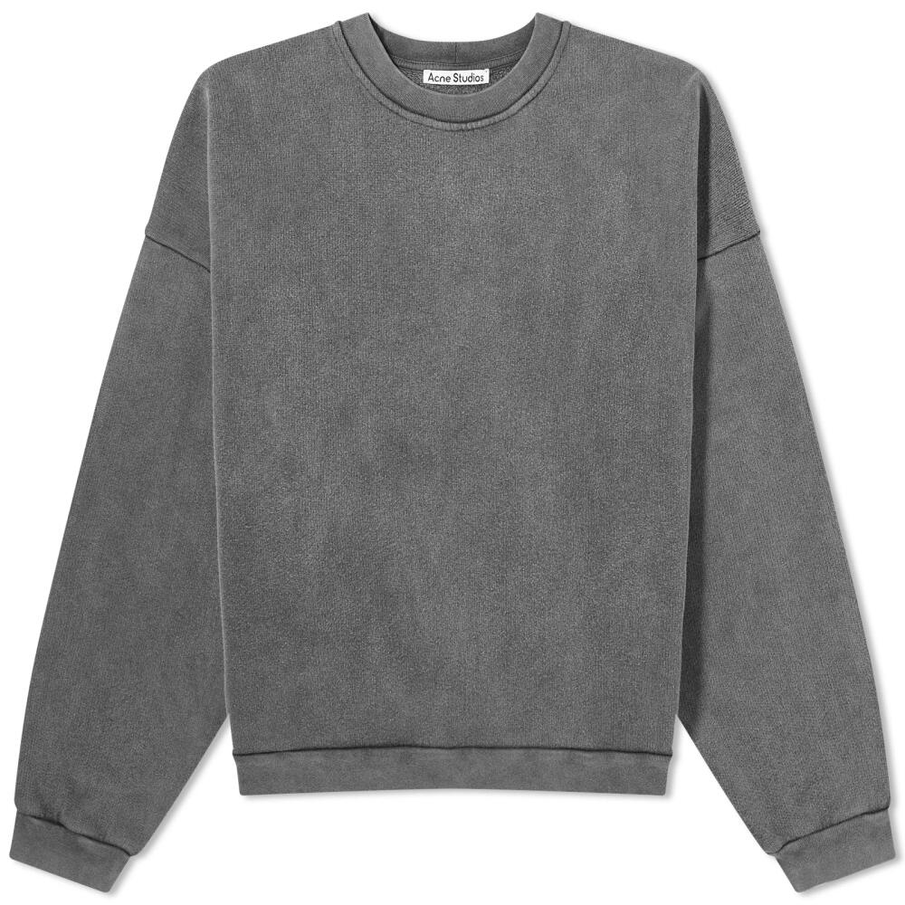 Acne Studios Men's Fester Vintage Crew Sweat in Faded Black Cover