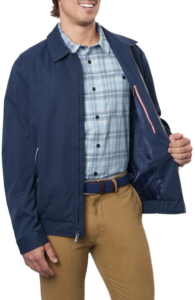 Rainforest Classic Water Resistant Bomber Jacket in Mood Indigo Cover