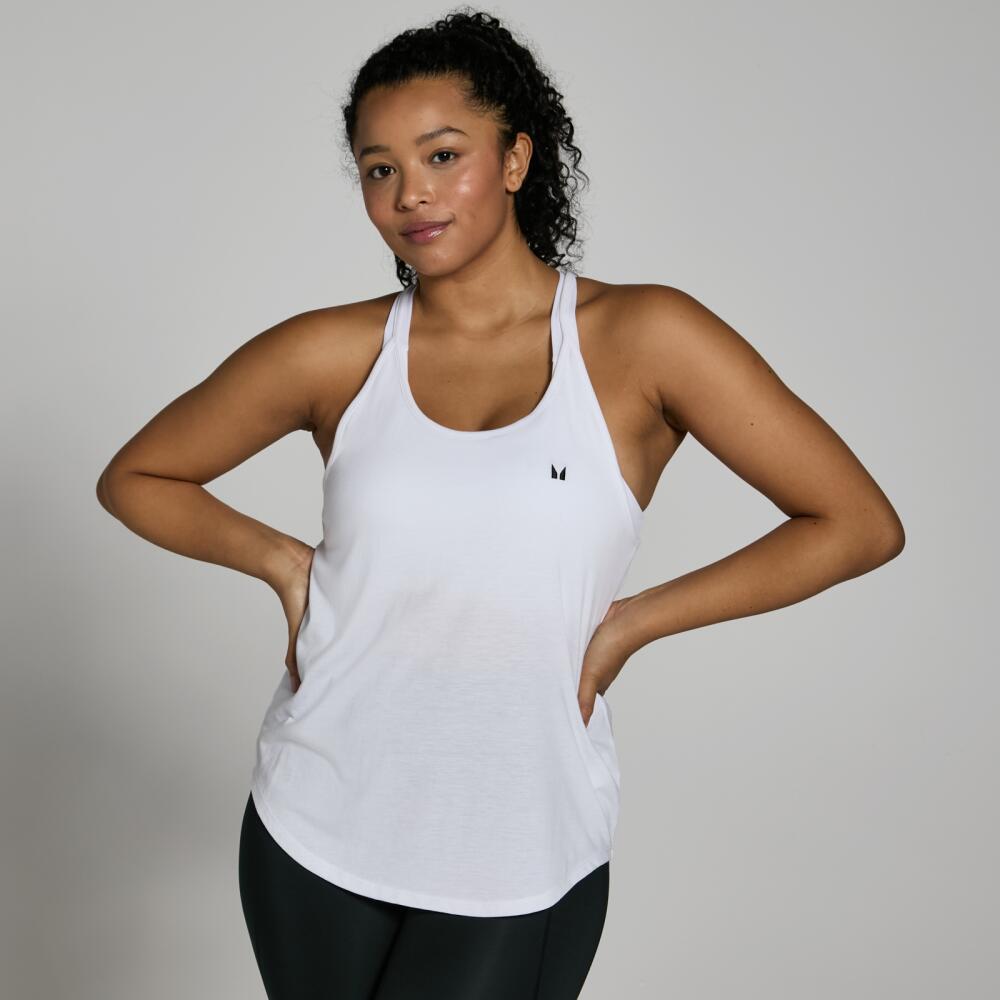 MP Women's Training Strappy Vest - White Cover