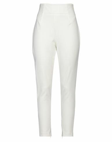 Relish Woman Pants White Polyamide, Elastane Cover