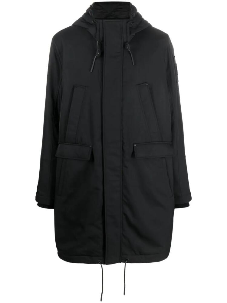 Moose Knuckles hooded parka coat - Black Cover