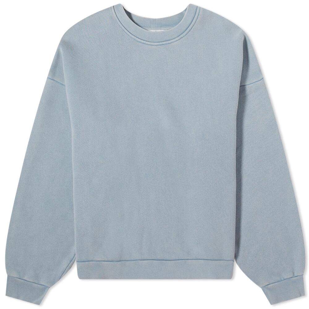 Acne Studios Fester Vintage Crew Sweat in Old Blue Cover