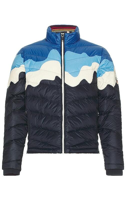 Marine Layer Archive Scenic Puffer Jacket in Blue Cover