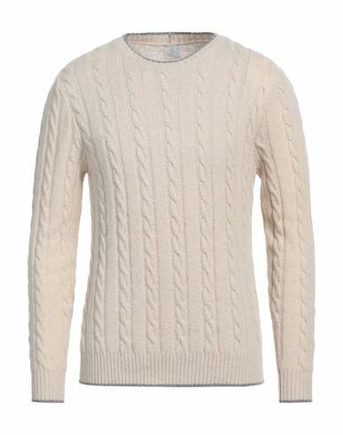 Eleventy Man Sweater Ivory Wool, Cashmere, Elastane Cover