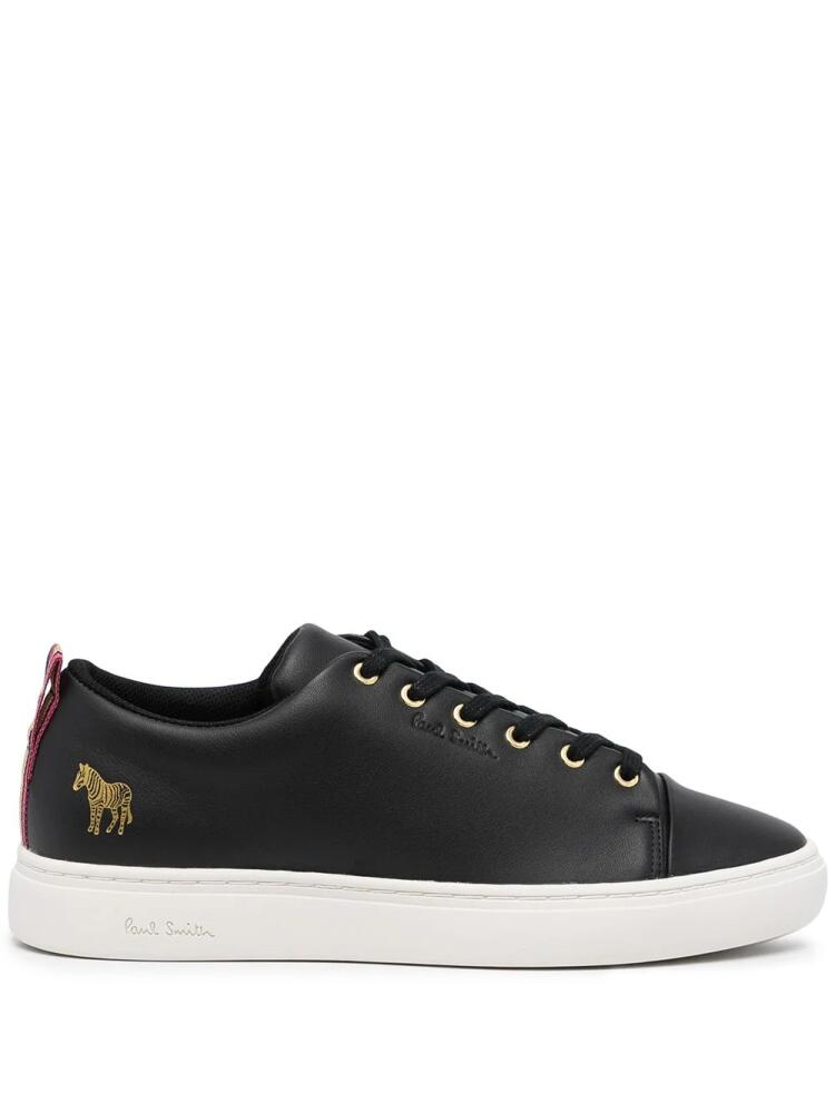 Paul Smith zebra-patch lace-up sneakers - Black Cover