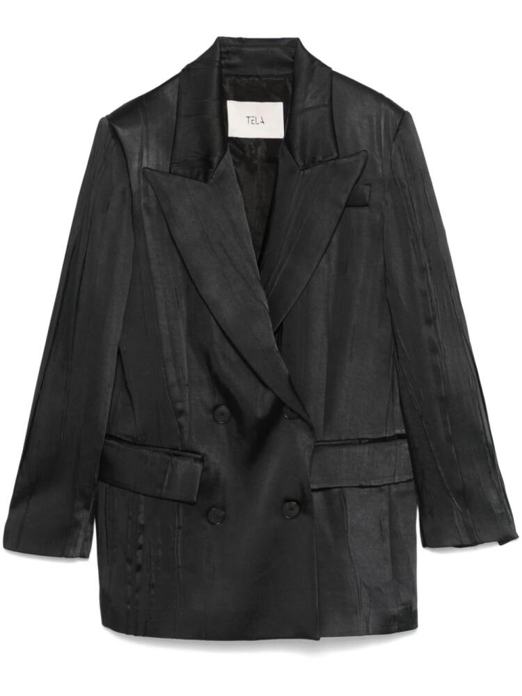 Tela Giuggiola blazer - Black Cover