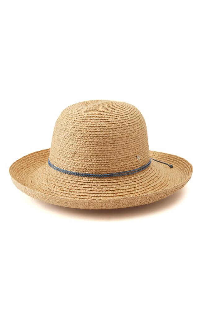 Helen Kaminski Prima 10 Raffia Hat in Natural Sapphire Cover