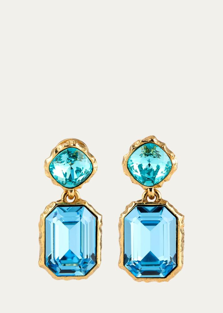 Oscar de la Renta Classic Crystal Drop Earrings Cover