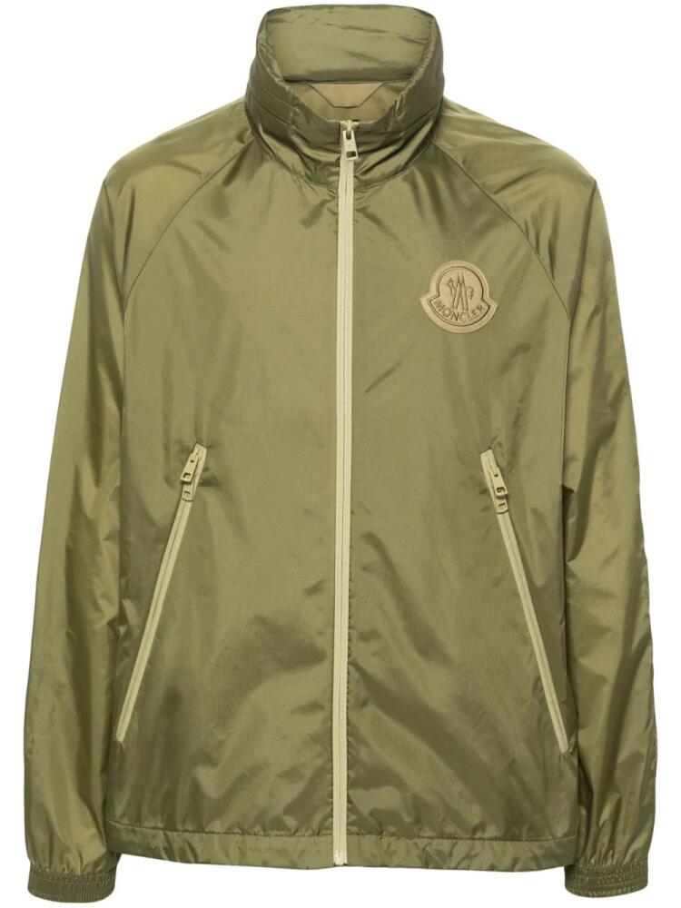 Moncler Egre logo-appliqué windbreaker - Green Cover