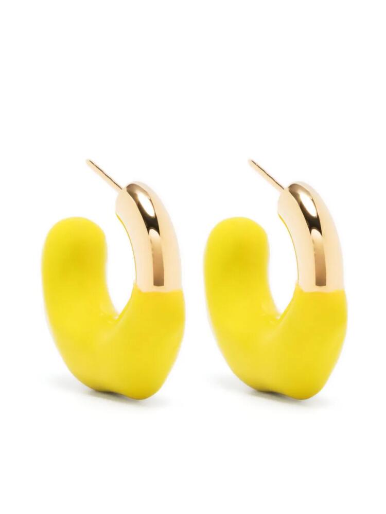 Sunnei two-tone hoop earrings - Gold Cover