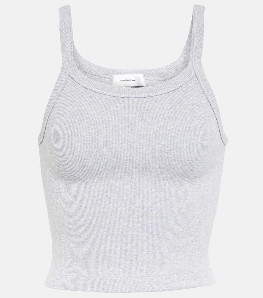 Wardrobe. NYC x Hailey Bieber cotton-blend tank top Cover