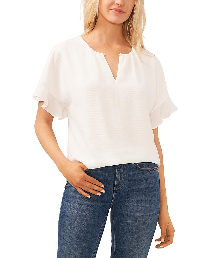 CeCe Ruffle Sleeve Drop Shoulder Blouse Cover