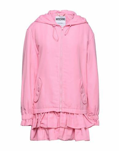 Moschino Woman Overcoat & Trench Coat Pink Polyamide Cover