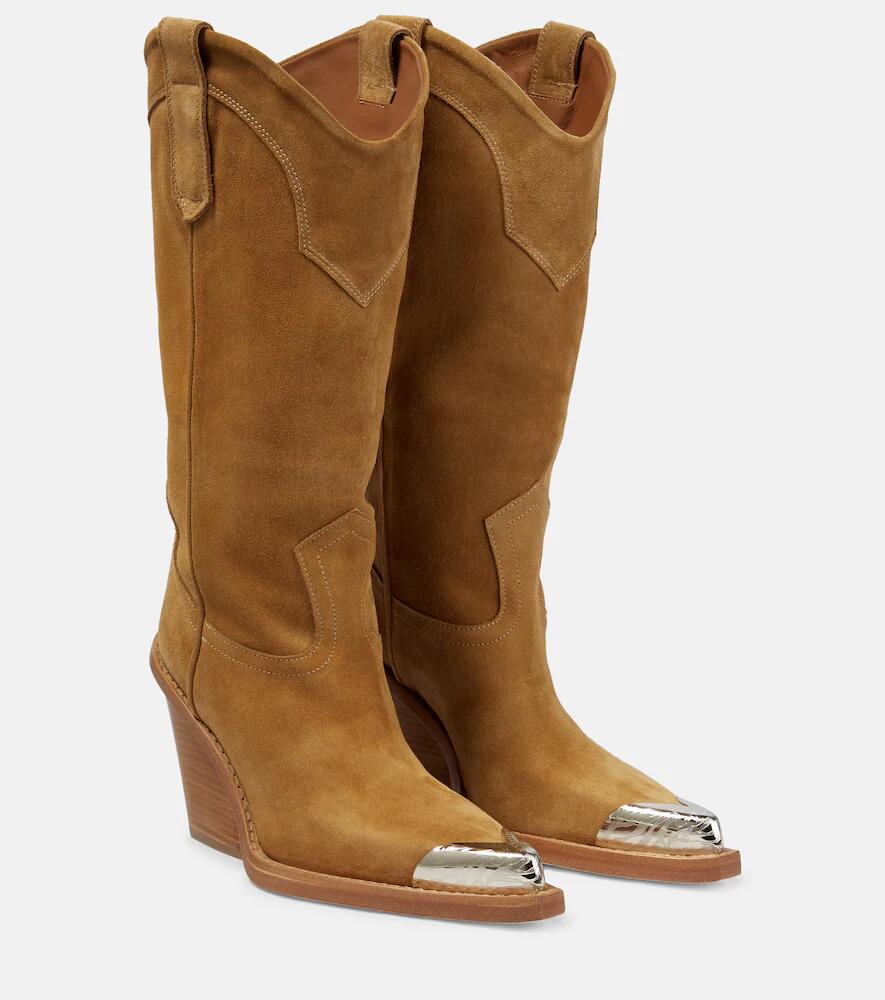 Paris Texas Dakota suede cowboy boots Cover