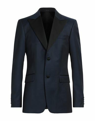 Tiger Of Sweden Man Blazer Navy blue Wool, Mohair wool, Viscose, Elastane Cover