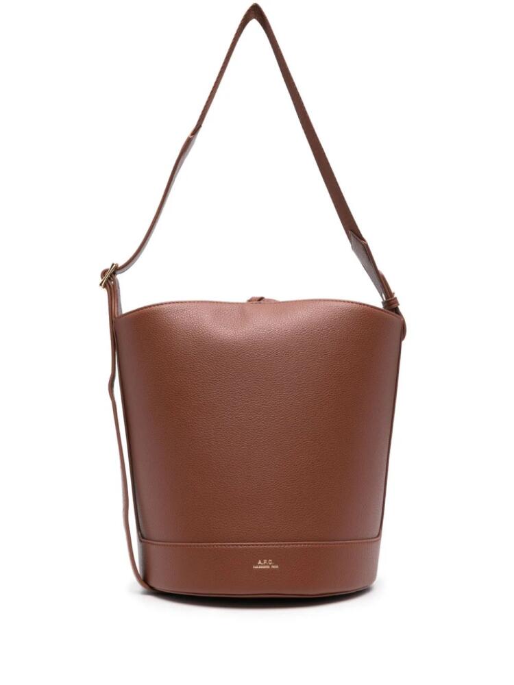 A.P.C. Ana bucket bag - Brown Cover