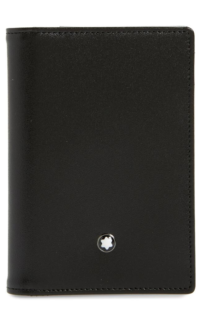 Montblanc Meisterstück Leather Card Case in Black Cover